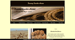 Desktop Screenshot of danceyquarterhorses.com
